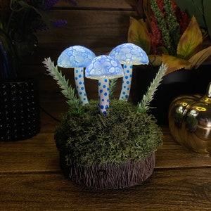 Glowing mushroom lamp Fungi light Unique Table night light Bedroom desk lights Mushroom night light USB Bedside lamp
