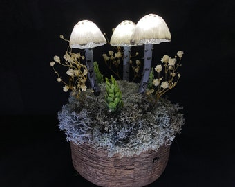 Cute Mushroom Lamp for Home Decor and Gifts Fairy Mushroom LED Night Light Cottagecore decor  Magic Fall Decor for Bedroom