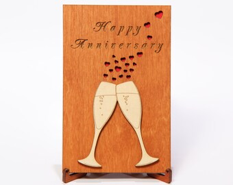 Articles Similaires A Bois De Joyeux Anniversaire Carte De Vœux 5e