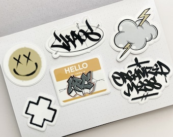 Graffiti Diecut Sticker Pack