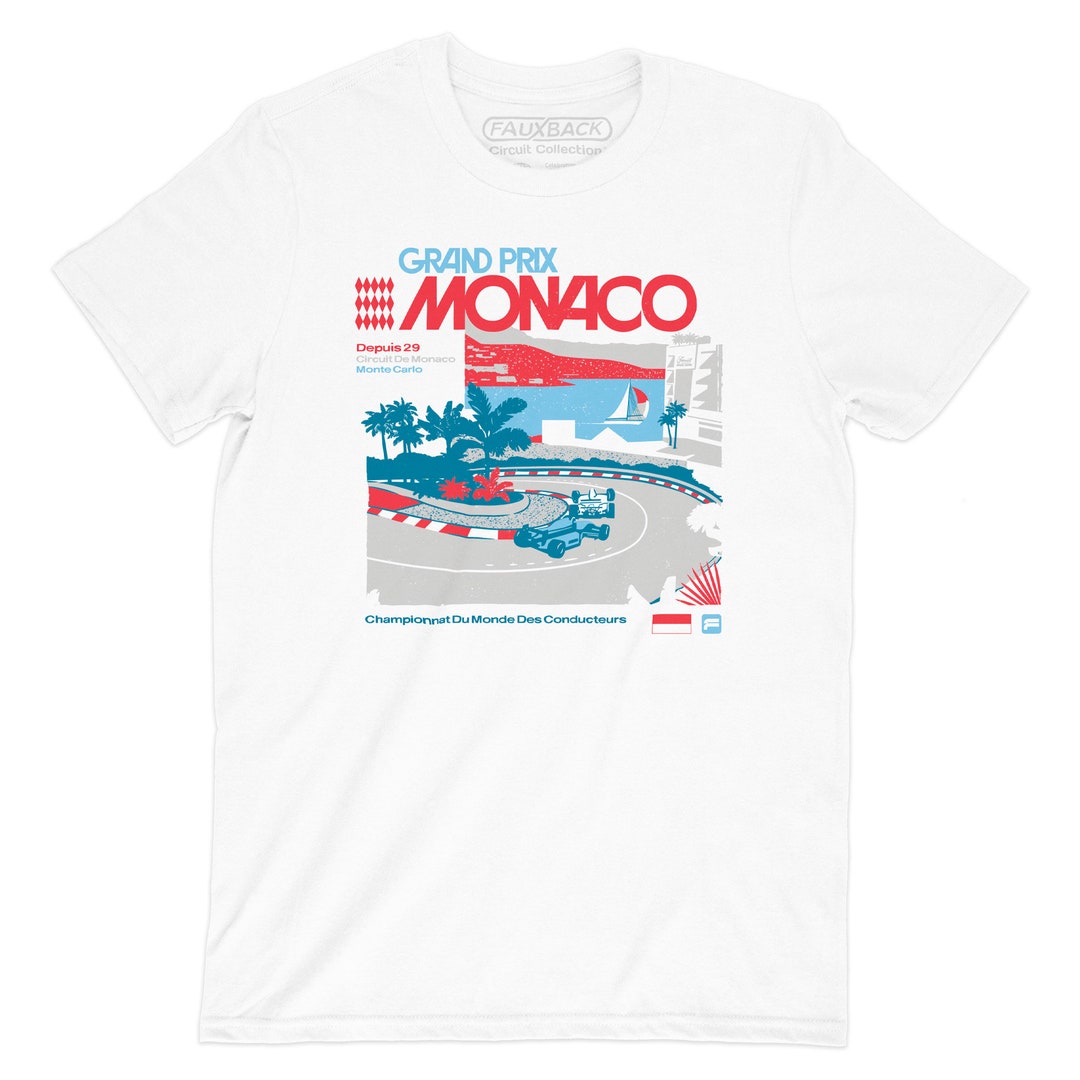 Monaco F1 Grand Prix Monte Carlo Tshirt Etsy