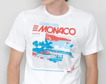 Monte Carlo Circuit Monaco F1 Grand Prix T-shirt