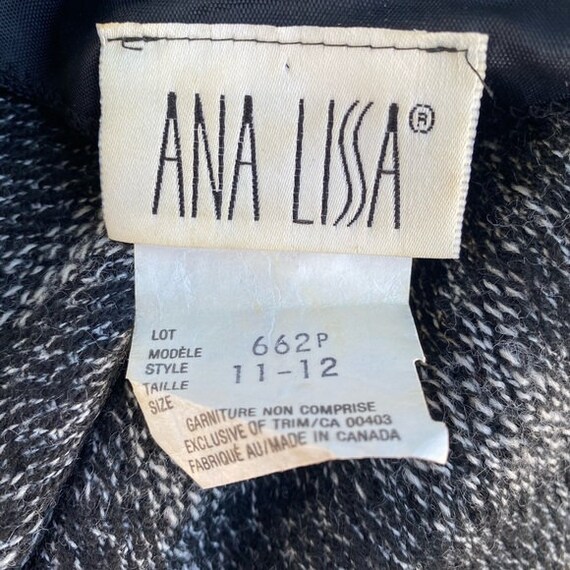 Vintage 80s Ana Lissa Knit Sweater Dress Acrylic … - image 3