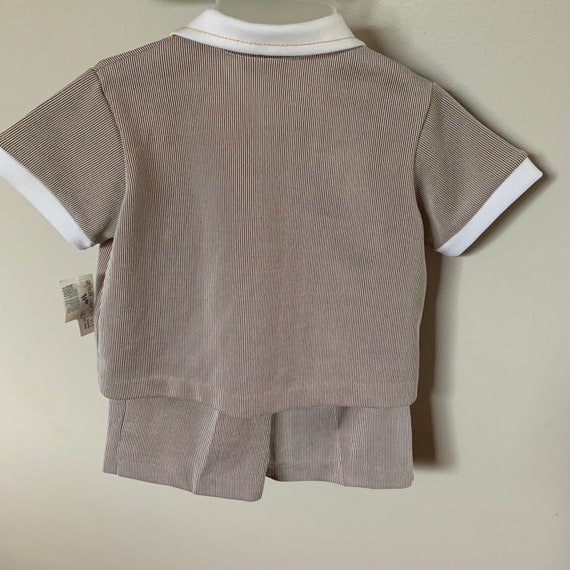 Vintage WOOLCO Toddler 2 Piece Outfit Suit Shorts… - image 5