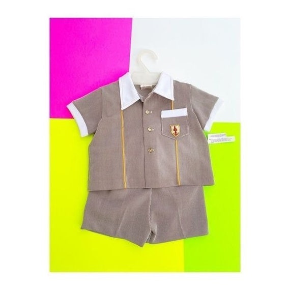 Vintage 70s WOOLCO Toddler 2 Piece Outfit NWT Rar… - image 10