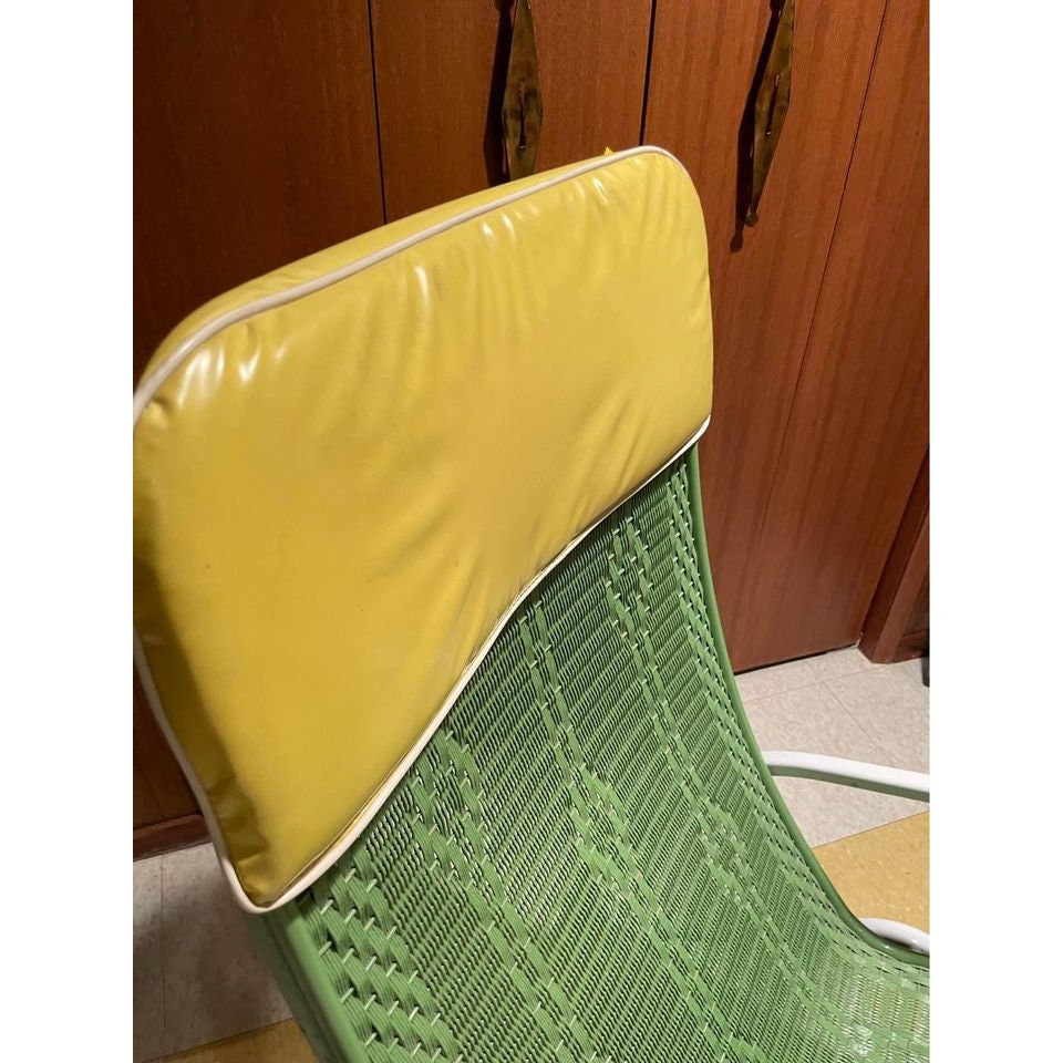 Green Mid Century LLOYD Loom Flanders Wicker Bouncy Lounge Etsy