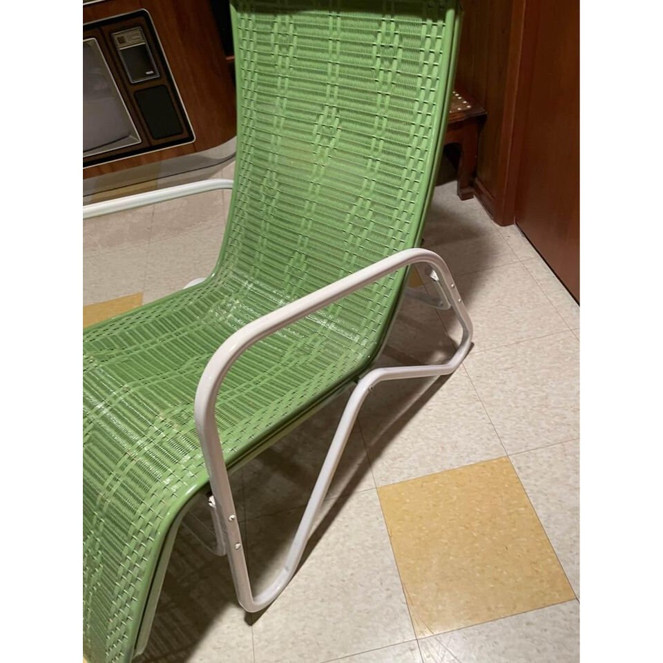 Green Mid Century LLOYD Loom Flanders Wicker Bouncy Lounge Etsy