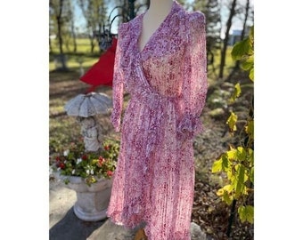 Floral Kimono Satin Ruffle Dress Japanese Bathrobe Yukata