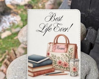 Best Life Ever Purse Design Tract Holder with insert for New Tracts - English/Spanish
