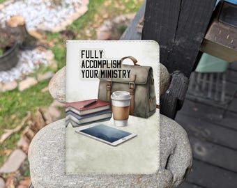 Tract Holder - Fully Accomplish Your Ministry - For New Tracts - English/Spanish