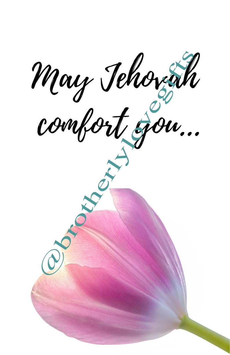 May Jehovah Comfort You Inside Message Isaiah 258 Etsy