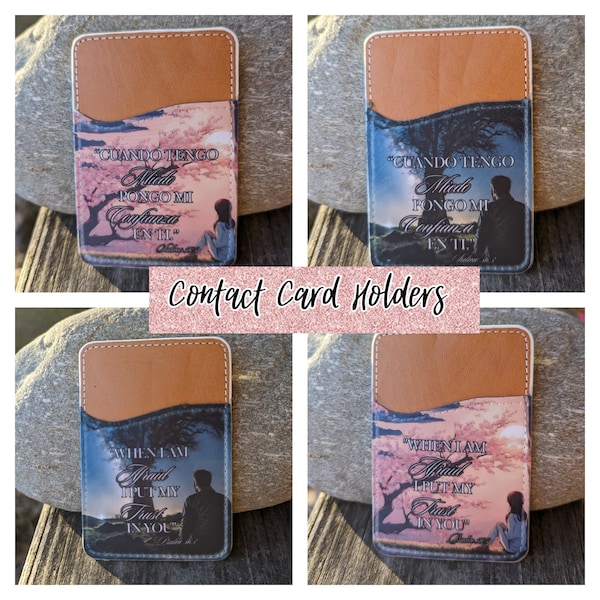 2024 Year Text Contact Card Holders, or Lens Cloths,JW gift