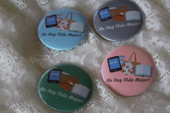 JW Pioneer Gift Pin | Spanish Preaching, "No Hay Vida Mejor" 1.5"