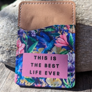 meilleure vie de tous les temps | Porte-cartes de visite pour le ministère, anglais, couleurs diverses, JW Gifts | Personnalisable