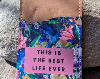 Best Life Ever | Contact Card Holders for the Ministry, English, various colors, JW Gifts | Customizable