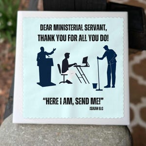 Ministerial Servant Lens Cleaning Cloth | JW Gift | Microfiber Screen Cleaner for Glasses, Phones, and Tablets | English and Spanish