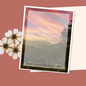 Papelería para cartas de Santiago 4:8 / Papelería digital JW / Versículos bíblicos de aliento / Papel para cartas espirituales / DESCARGA INSTANTÁNEA