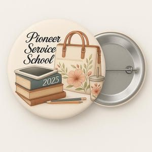 2025 Pioneer School pins, JW Gift English/Spanish