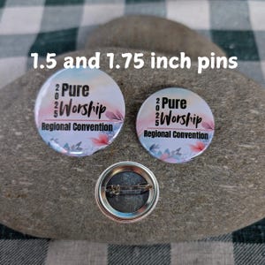 PURE WORSHIP 2025 Special Convention | Pin, Badge Holder & Wearable Magnet | JW Convention Souvenir
