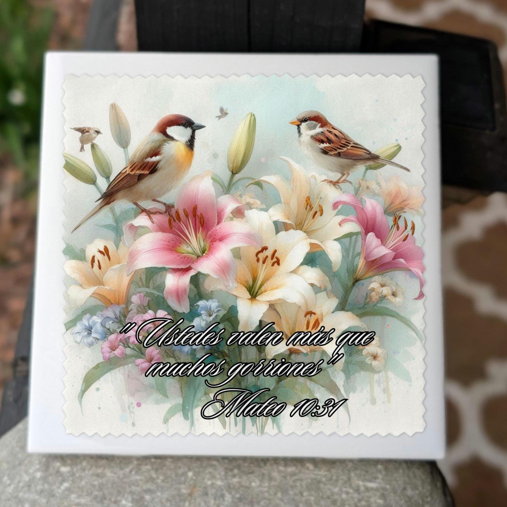 You Are Worth More Than Many Sparrows Lens Cloth | JW Gift ...