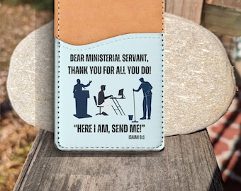 Ministerial Servant Contact Card Holders, Phone Wallet, English/Spanish