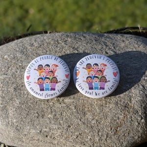 We Are Jehovah&#39;s People | Pure Worship 2025 Special Convention | Pin, Badge Holder & Wearable Magnet | Convention Gift | Multiple Sizes