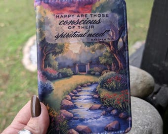 Tract Holder with 2026 Year Text - Stream Design - For New Tracts - English/Spanish