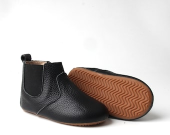 baby boy black chelsea boots