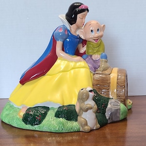 Snow White & Dopey Cookie Jar