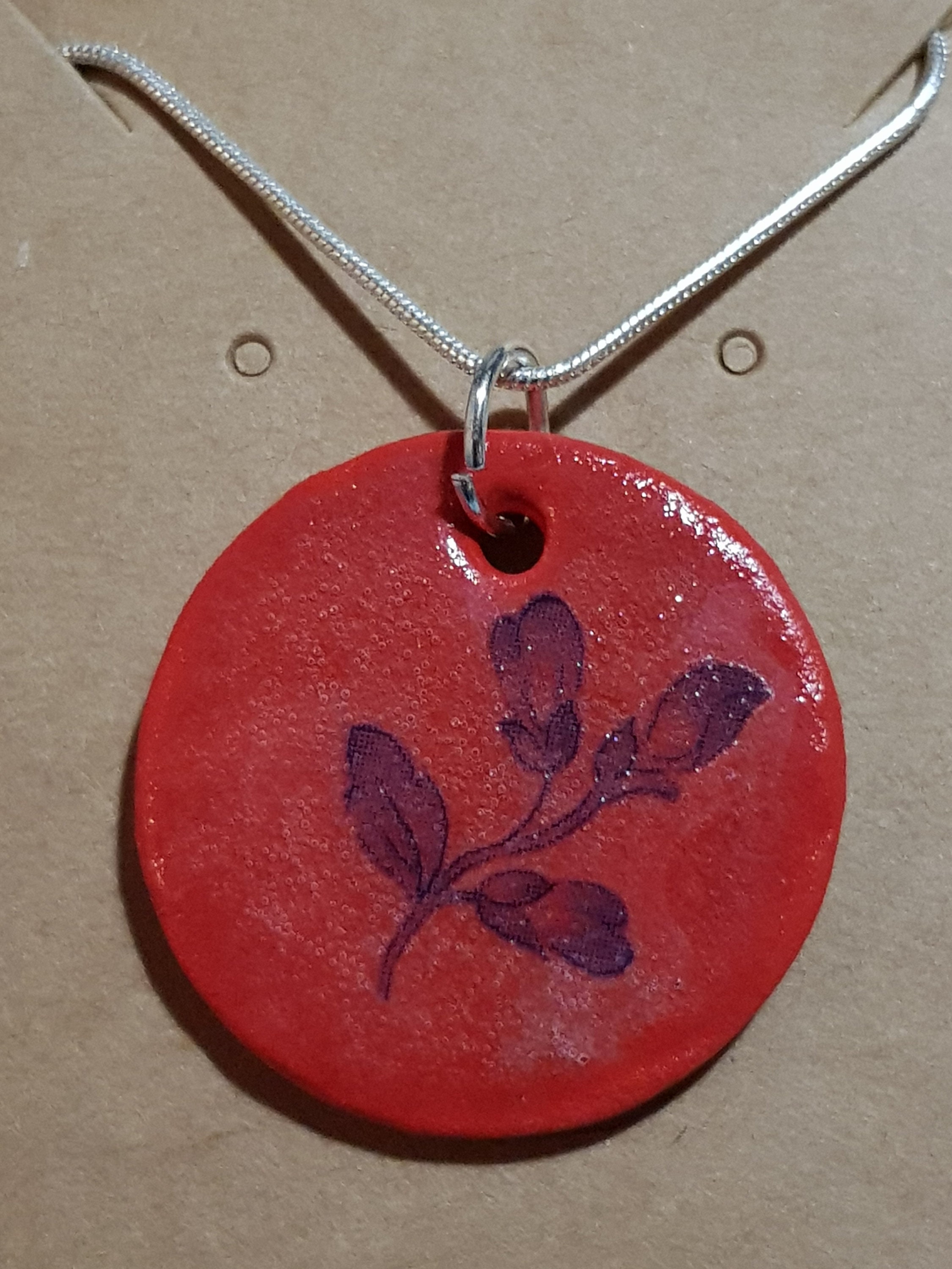 Transferprinted Ceramic Necklaces and Earrings Etsy