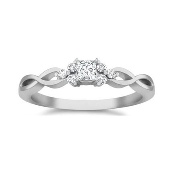 Affordable princess cut engagement rings outlet