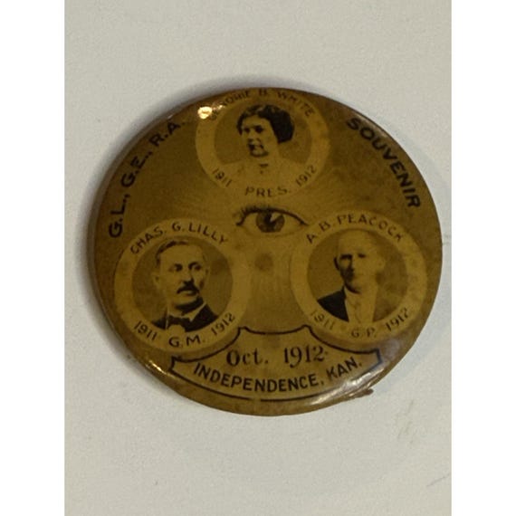 Grand Lodge Grand Encampment & Rebekah Assembly Odd Fellows 1912 Pin