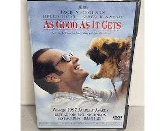 As Good as It Gets DVD, 1997 Jack Nicholson Helen Hunt Greg Kinnear Sealed