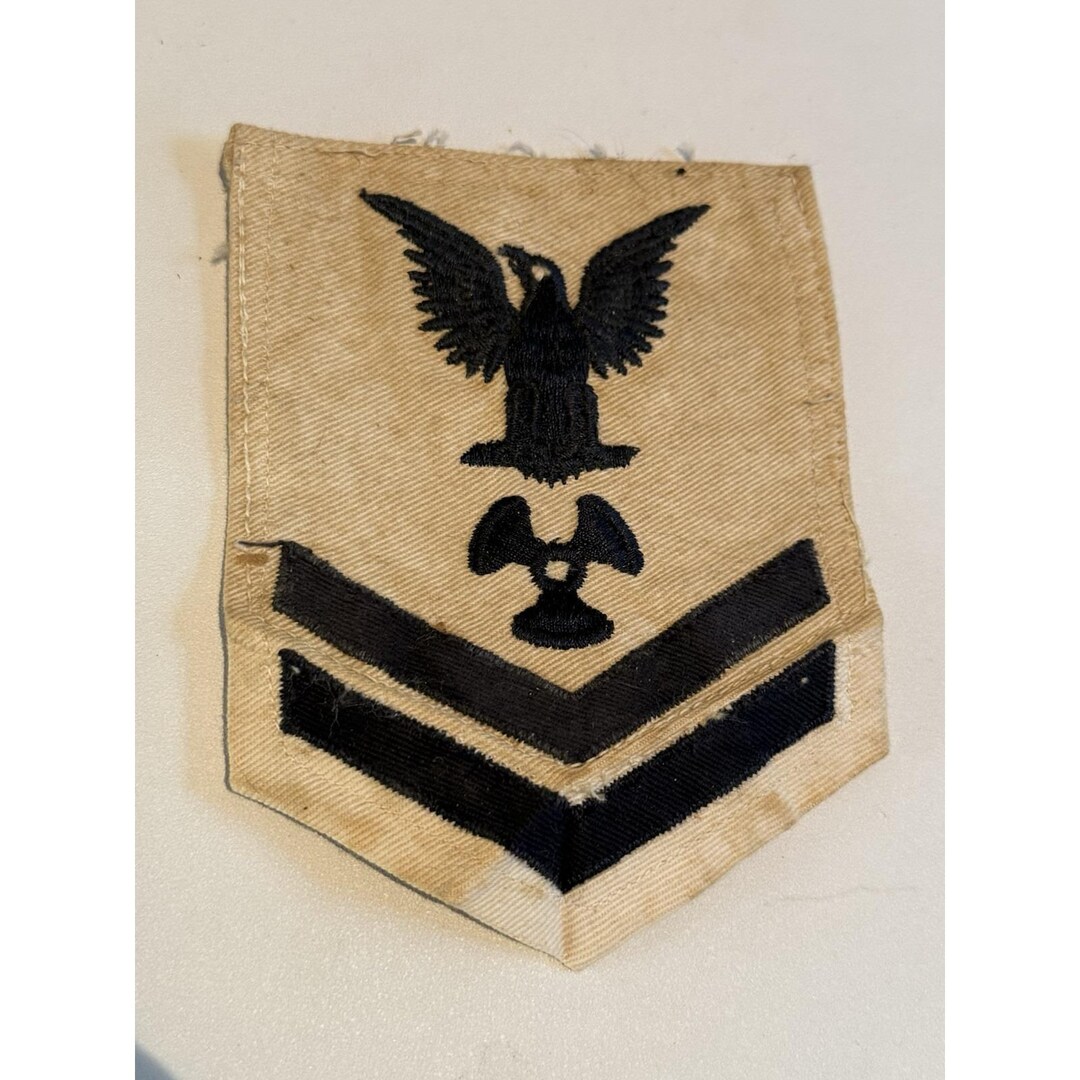 Original WW2 US Navy Sleeve Rate Machinist Mate 2nd Class 1942 Patch ...