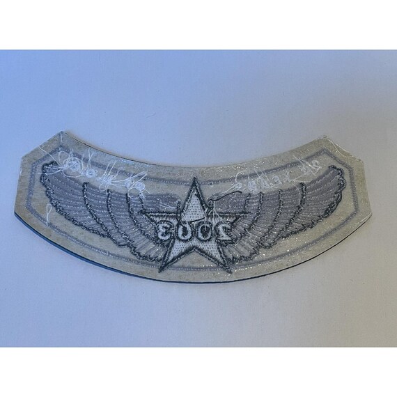 Harley Davidson HOG Rocker Patch 2003 Harley Owners Group 20 Years