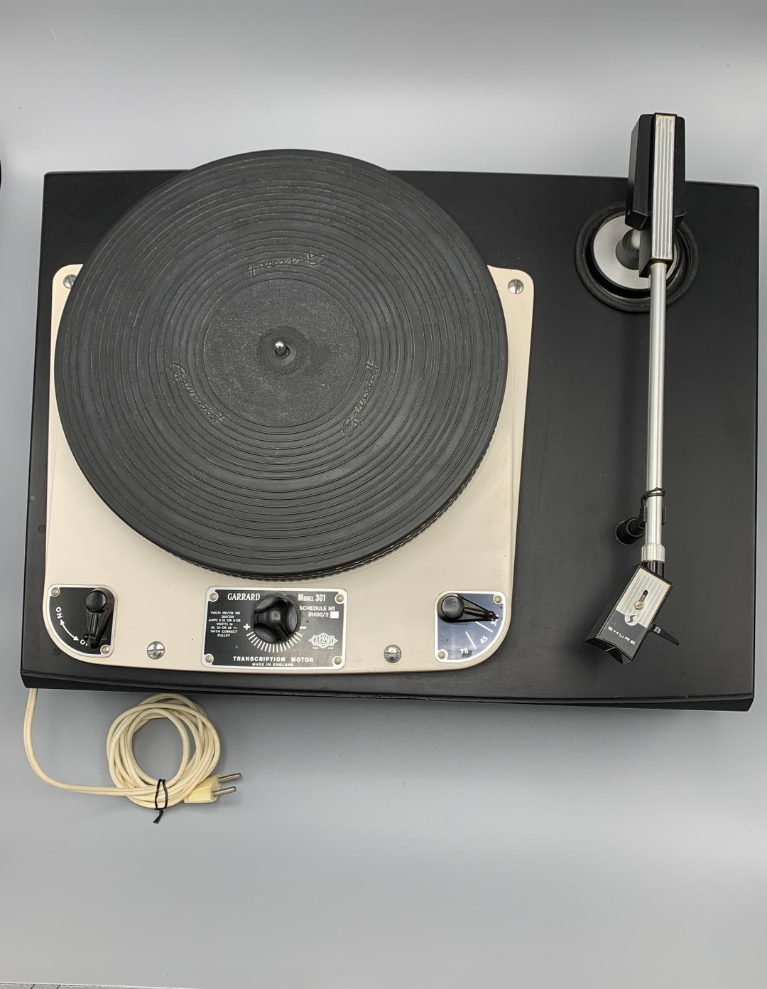 Garrard (ガラード)301 “50Hz” 動作品・美品システム Garrard (ガラード)301 “50Hz” 動作品・美品システム