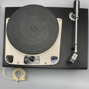 Garrard 301 Turntable 1964 incl Shure M232 Tonearm and matte black plinth
