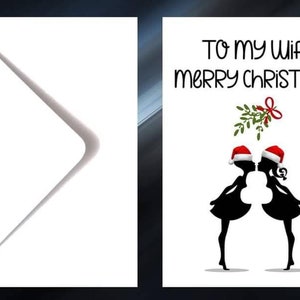 Carte de Noël LGBT Wife