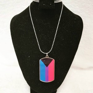 Demibisexual Dog Tag Necklace