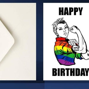 Lesbian Pride Card LGBT