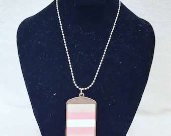 Demigirl Dog Tag Necklace