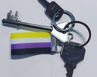 Llavero del Orgullo No Binario LGBTQIA+