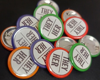 Pronoun Pin They / her