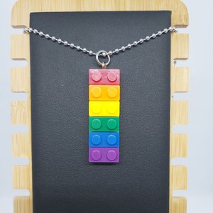 Rainbow Brick necklace LGBT