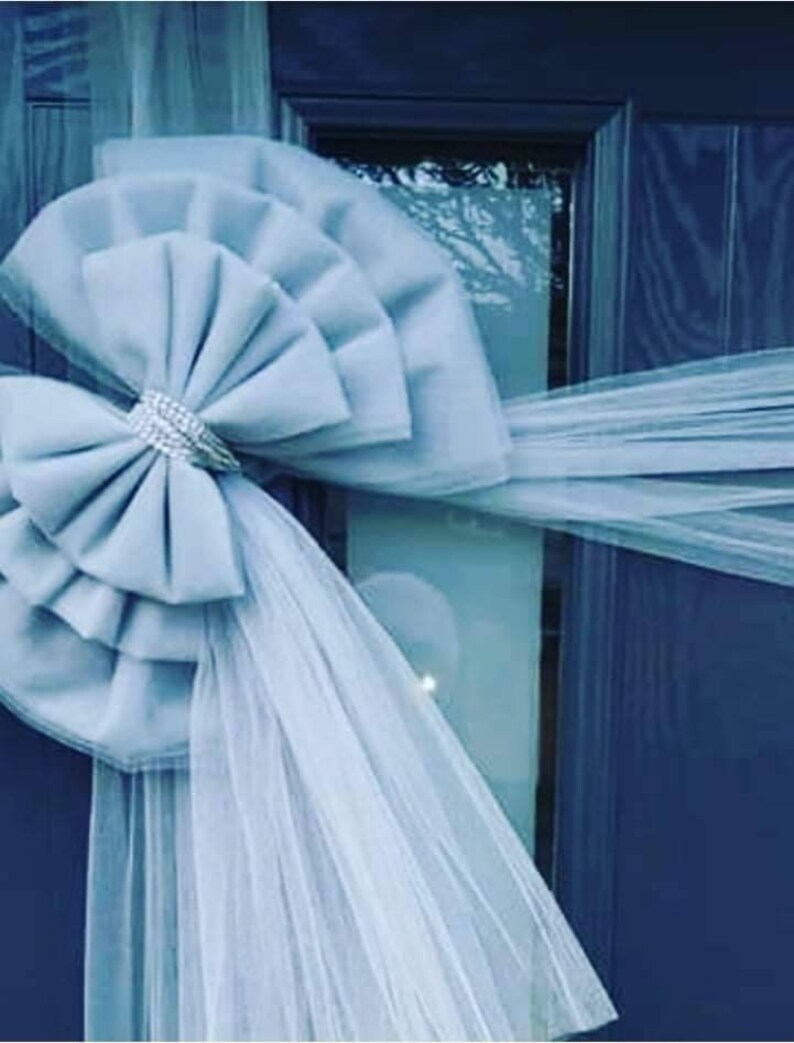 Other colours may be available Message us for details Lots of colours available Celebration Door Bow Handmade and Reusable