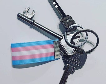 Transgender Pride Keyring LGBTQIA+