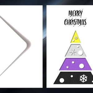 Niet binaire kerstkaart