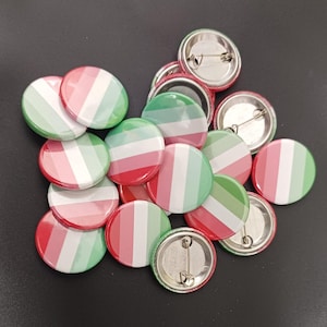 Abrosexual lgbtqi+ pride pin