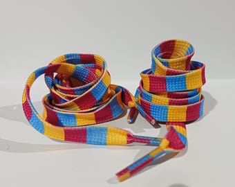 Pansexual Pride Sublimated Shoe laces lots of flags to choose from