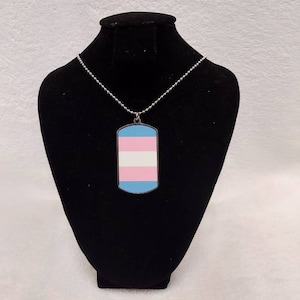 Transgender Dog Tag Necklace